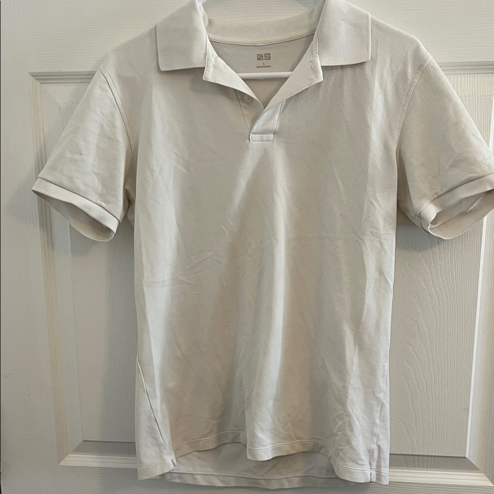 Uniqlo Light Cream Polo Shirt